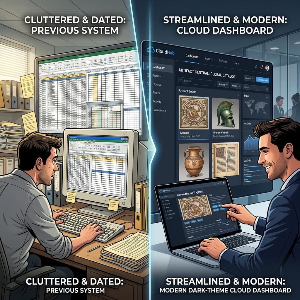 Museum Vault migration and collection management.